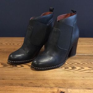 Marc by Marc Jacobs Black Leather Booties